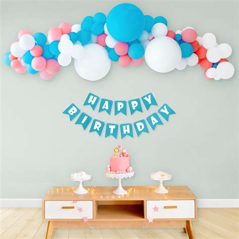 Buy Pastel Theme Happy Birthday Decoration Items for Boys and Girls in ...