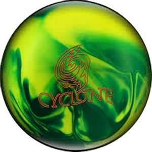 Ebonite Cyclone Bowling Ball, Green/Yellow, 15 lb : Amazon.in: Sports ...