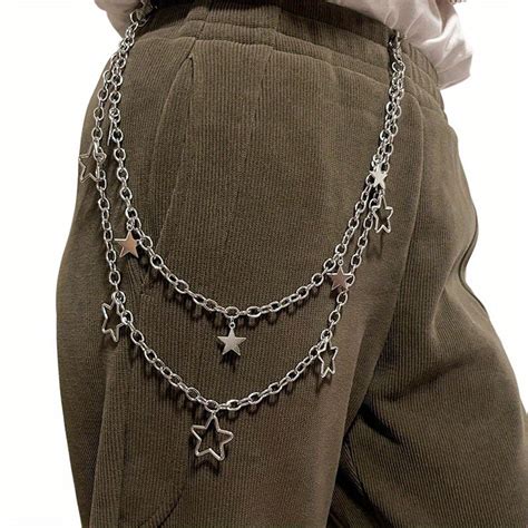 Double Layer Waist Chain Men's Decorative Jeans Trouser Chains – CRAZE
