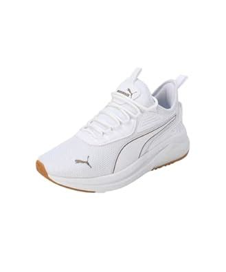 Buy Puma Womens Amplifier WNS White-Gold Sneaker - 8 UK (39768113) at ...