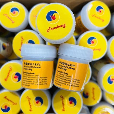 FONEKONG 183℃ MELTING POINT SPECIAL SOLDER PASTE FOR BGA REBALLING - 42G