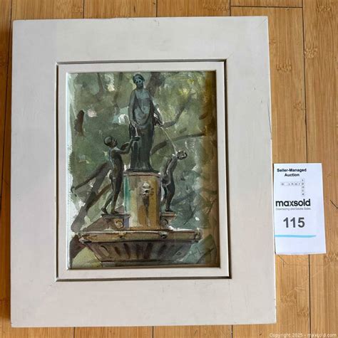 Impressionistic Watercolor by Tony Green, Framed, 9" x 7" | Quincy ...