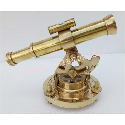 Brass Theodolite Alidade Telescope Compass Instrument - Best Price