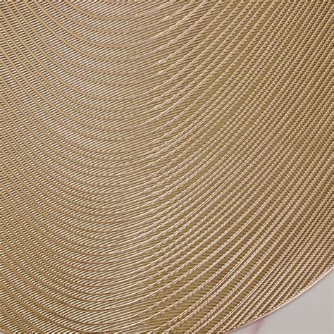 Gold Waterproof Table Mat Set Of 6 Online - Premium Table Mat | Nestasia