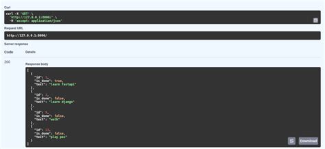 Simple Fast API and SQLAlchemy App 的图像结果