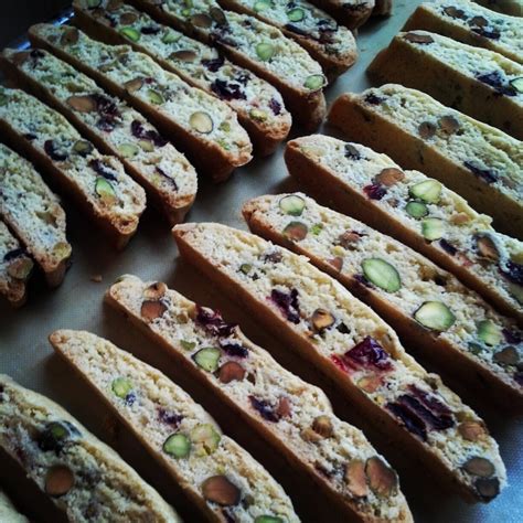 Sciuridae: Cranberry-Pistachio Biscotti, or Christmas Biscotti