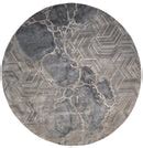 EUPHORIA Blue Grey Handmade Luxury Carpet – 100% Botanical Silk | Hand ...