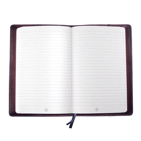 Buy Cognac Ducorium Leather Notebook Jacket Online