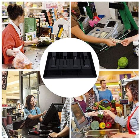 Buy Cash Register Drawer - Cash Money Tray Replacement 4 Bill/3 Coin ...