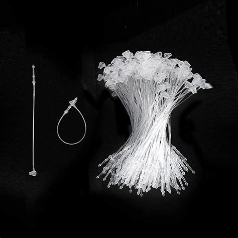 Jasol Loop Pin Plastic Fastener Hang Tag Snap Lock 3 Inches White Pin ...