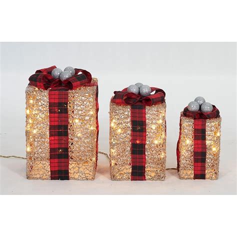 EverStar 14-Inches Freestanding Gift box Free standing decoration with ...