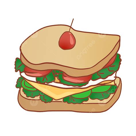 Clipart Of Sandwiches
