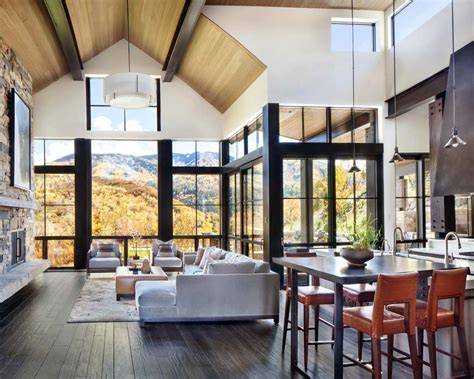 Breathtaking contemporary mountain home in Steamboat Springs ...