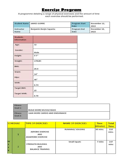 Exercise Program Examples 的图像结果