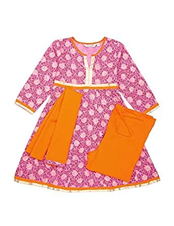 Buy Karigari by Unlimited Girls' Salwar Suit Set (268278901_Assorted_3 ...