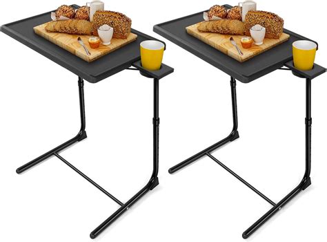 Amazon.com: LORYERGO Multifunctional TV Tray Table - [2 Packs ...
