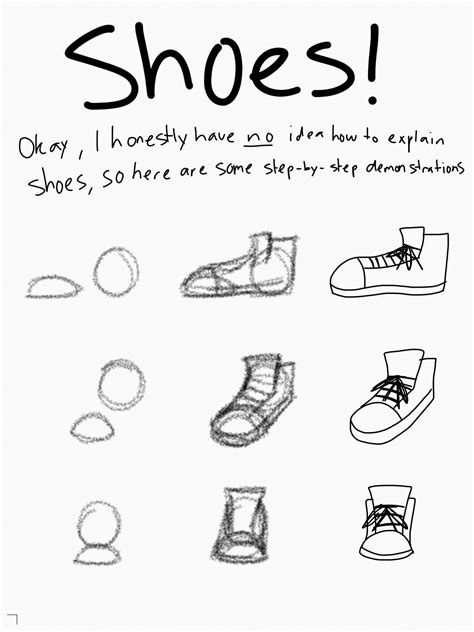 Image result for Tutorial Drawing of Shoes