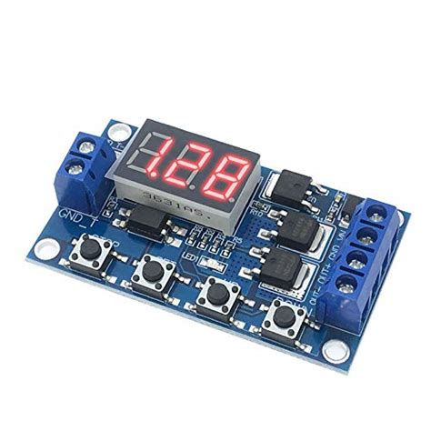 Buy 2 Channel DC 12V 24V Dual MOS Tube LED Digital Time Delay Relay ...