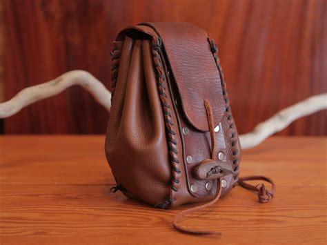 Image result for Pattern for Drawstring Leather Pouch