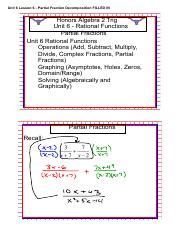 Image result for Partial Fraction Decomposition Examples