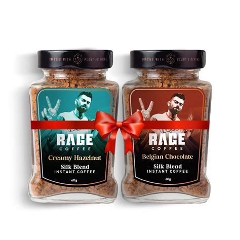 RAGE COFFEE Silk Blend Instant Coffee|Belgian Chocolate & Creamy ...