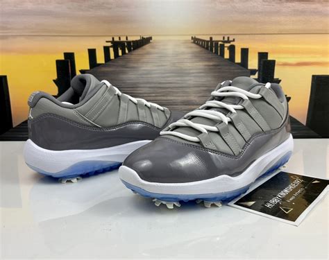 Nike Air Jordan 11 XI Cool Grey Golf Shoes AQ0963-002 Men’s Size 8 RARE ...