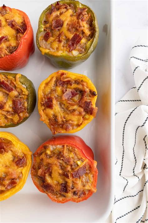Stuffed Bell Peppers Without Rice | Delicious Recipe