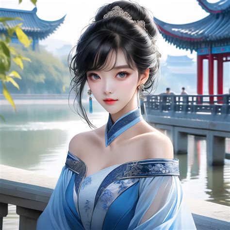 Ai 绘画 美女 的图像结果