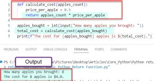 Image result for Python Return Function Examples