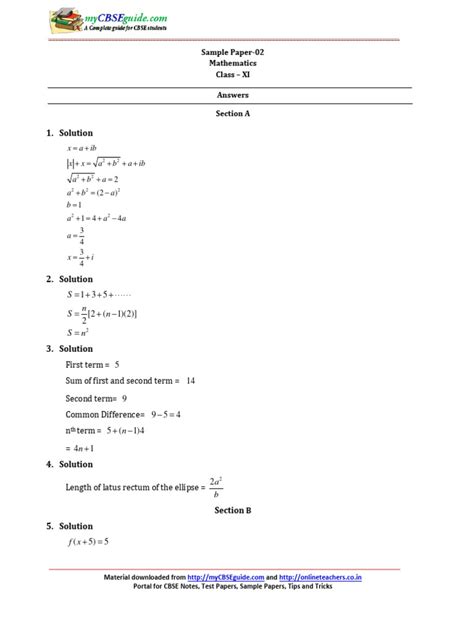 Image result for Math Sample Paper