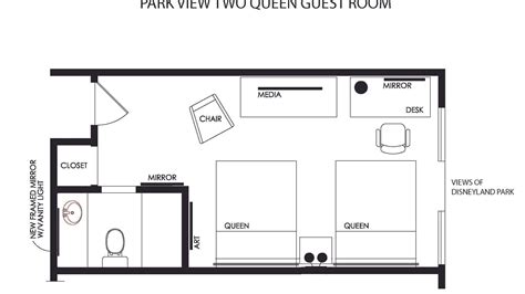 Hotel Room Floor Plan