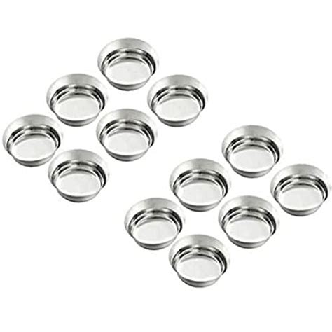 Buy Sharda Metals Stainless Steel Rice Plates Dishes, Small, Silver ...