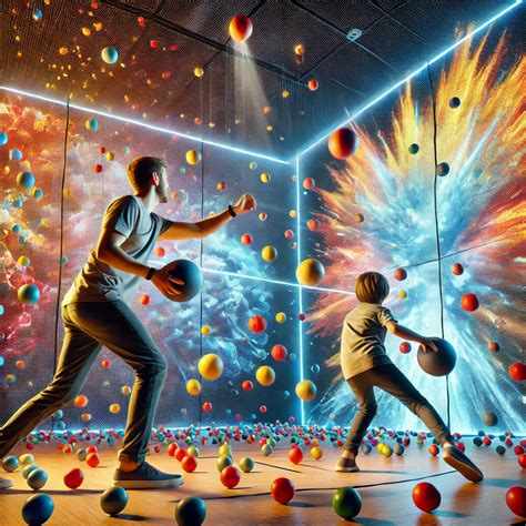 Wall Smashing Ball Game Room-Parent-Child Interactive Simulator