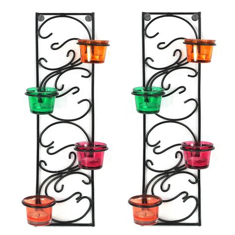 Buy Asian Aura Tealight/Scented Candle Votive Holder, Wall scones with ...