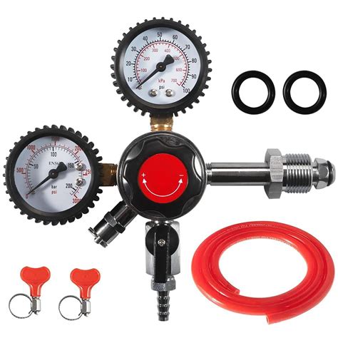 Buy Premium Double Gauge Nitrogen Keg Regulator CGA580 N2 Regulator for ...
