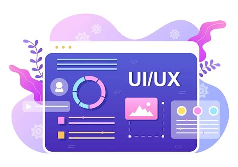 Ui & ux programmer flat design vector illustration for business ...