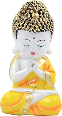 Buy Mehra's Life Style Resin 8 inch Set of 2 Buddha Statue for Good ...