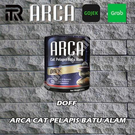 Jual Cat Arca Pelapis Coat Batu Alam Natural Doff 1 liter Varnish ...