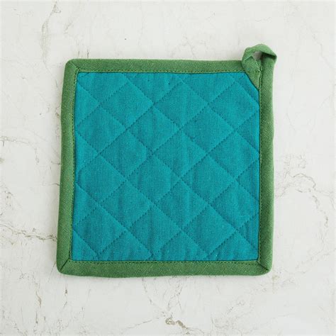 Buy Glasgow Teal Textured Cotton Kitchen Linen Set - Set Of 3 from Home ...