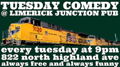 Tuesday Comedy at Limerick Junction Pub, Limerick Junction Pub, Atlanta ...