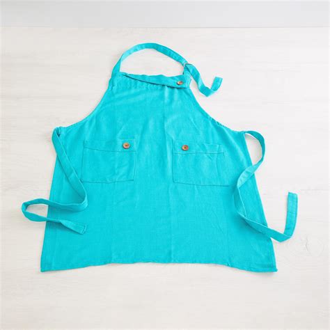 Buy Colour Connect Solid Aprons - Cotton - Kitchen Apron 60 cm L x 74 ...