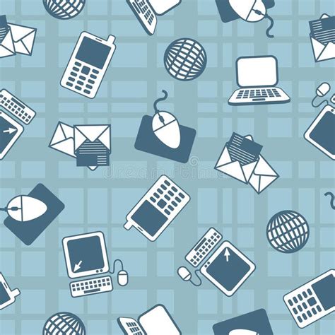 Technology pattern. Seamless technology pattern wallpaper with clipping ...