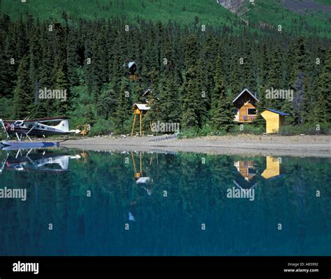 Lake Clark Region of Alaska Twin Lakes Stock Photo - Alamy