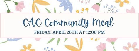 April Community Meal , 216 University Ave, Sewanee, TN 37375-2202 ...