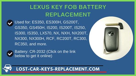 Lexus Key Battery