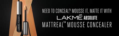 Buy Lakmé Absolute Mattereal Mousse Concealer, Honey, 9 g Online at Low ...
