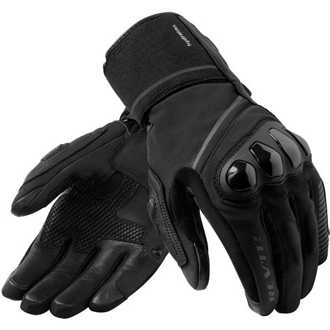 Motorcycle Touring Gloves Rev'it SUMMIT 4 H2O Black For Sale Online - Outletmoto.eu
