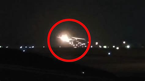 Fighter jet bursts into flames and crashes during takeoff in Malaysia