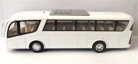 Buy Kinsmart Coach Travel metro bus 7" inch diecast model car toy Plain ...