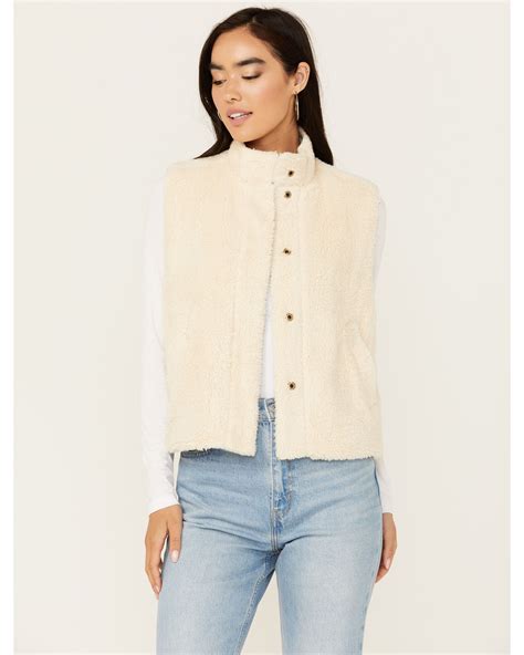 Product Name: Cleo + Wolf Women's Alice Reversible Sherpa and Plaid Vest